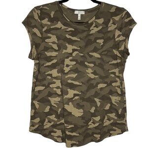 JOIE Dillon Camouflage Short Sleeve Tee | Size: Small